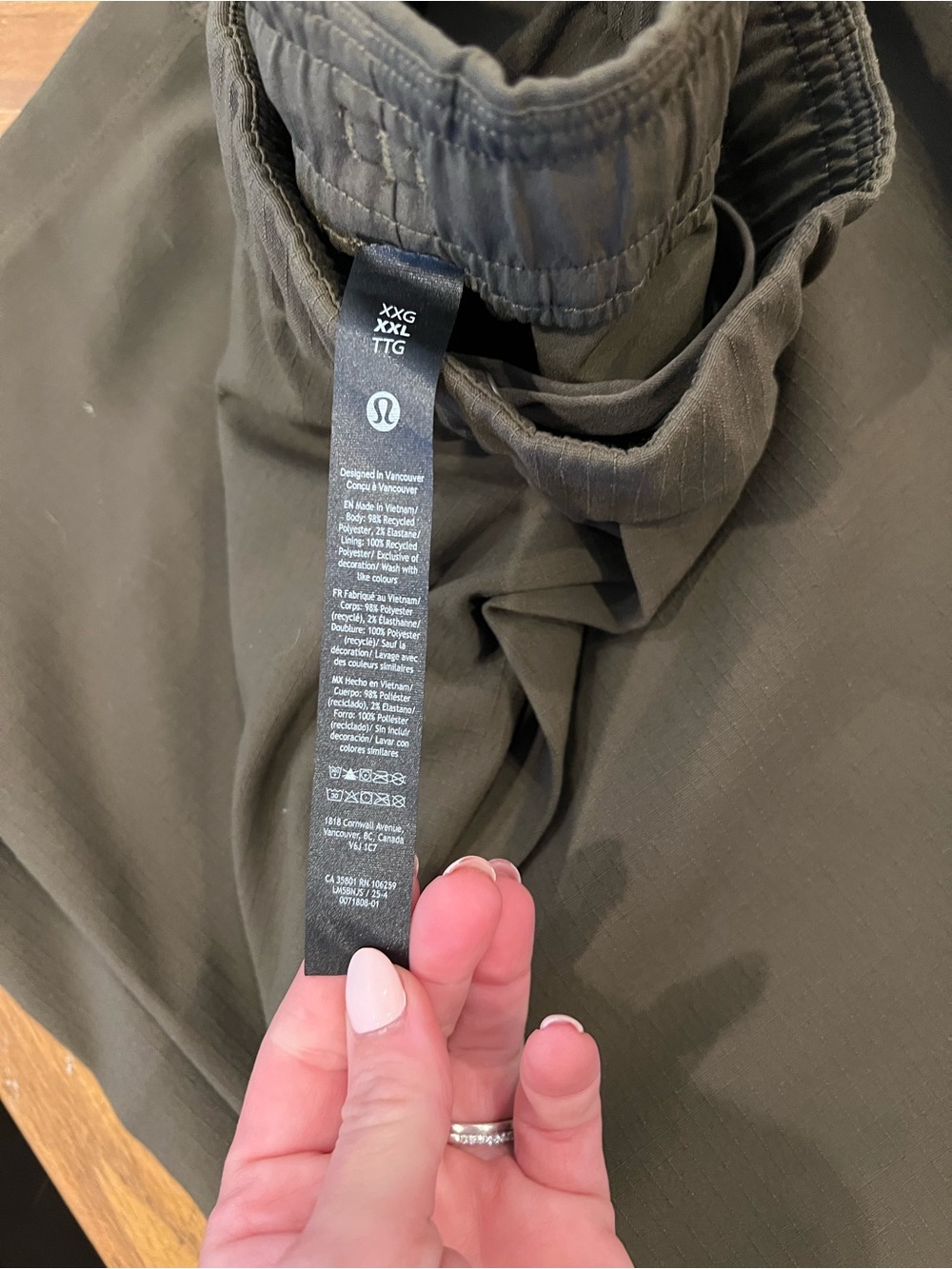 lululemon athletica Olive Green Elastic-Waist Chinos - Picture 2 of 2